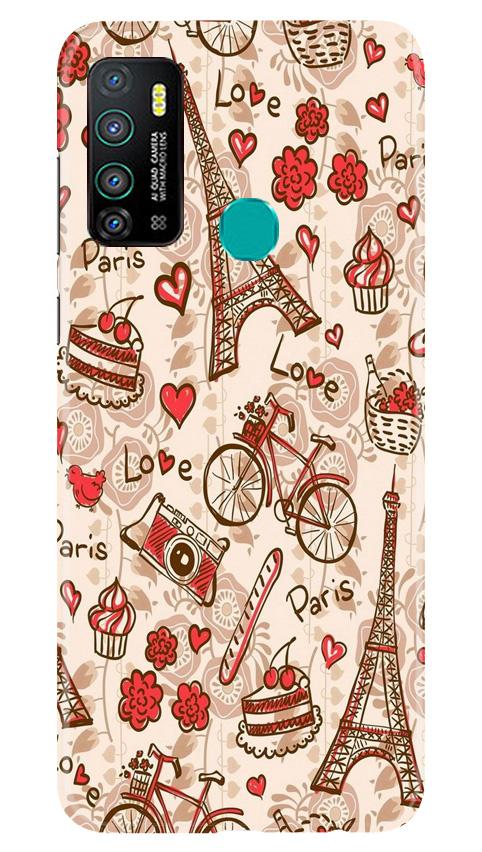 Love Paris Case for Infinix Hot 9  (Design - 103)