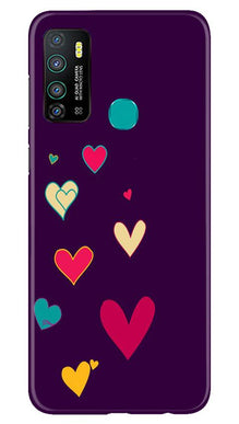 Purple Background Mobile Back Case for Infinix Hot 9  (Design - 107)