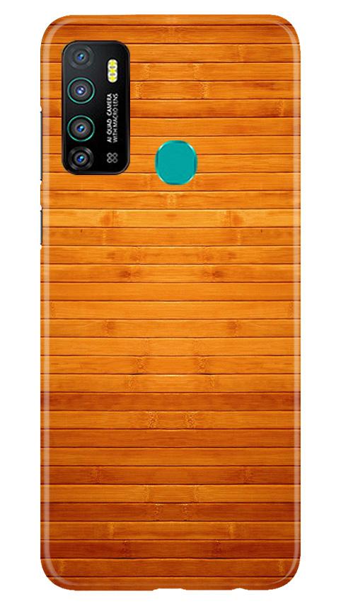 Wooden Look Case for Infinix Hot 9  (Design - 111)