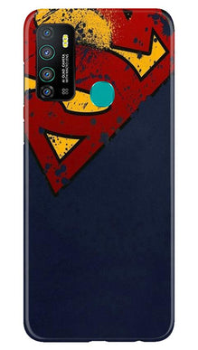 Superman Superhero Mobile Back Case for Infinix Hot 9  (Design - 125)