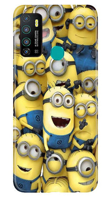 Minions Mobile Back Case for Infinix Hot 9  (Design - 127)