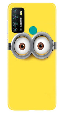 Minions Mobile Back Case for Infinix Hot 9  (Design - 128)