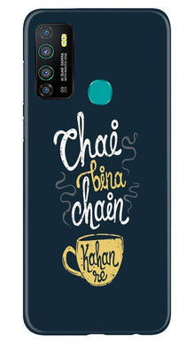 Chai Bina Chain Kahan Mobile Back Case for Infinix Hot 9  (Design - 144)