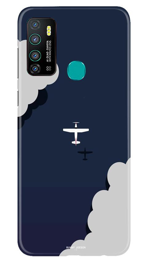 Clouds Plane Case for Infinix Hot 9 (Design - 196)