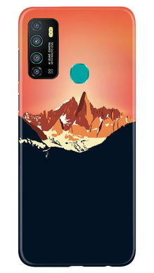 Mountains Mobile Back Case for Infinix Hot 9 (Design - 227)