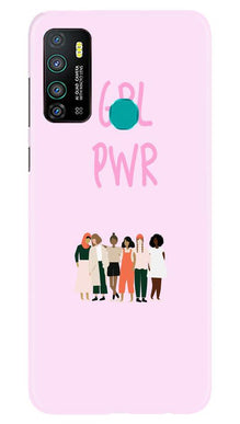 Girl Power Mobile Back Case for Infinix Hot 9 (Design - 267)