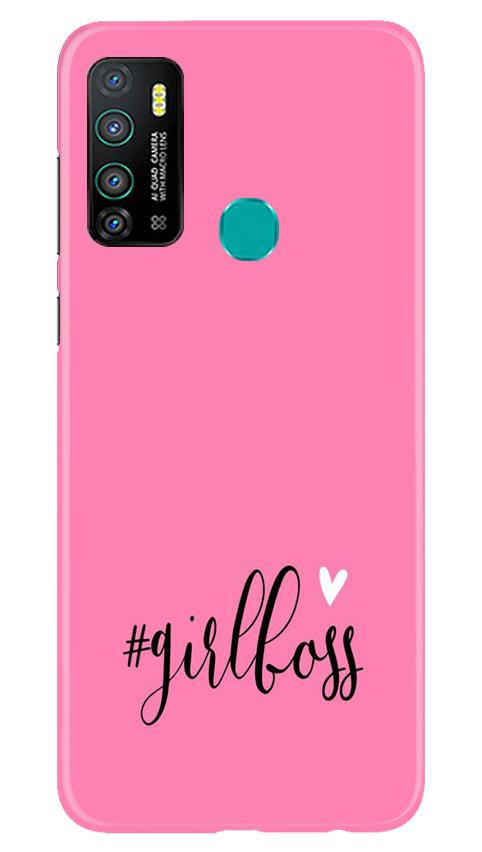 Girl Boss Pink Case for Infinix Hot 9 (Design No. 269)