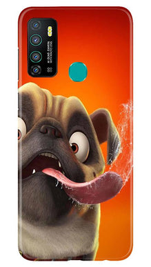 Dog Mobile Back Case for Infinix Hot 9 (Design - 343)