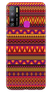 Zigzag line pattern2 Mobile Back Case for Infinix Hot 9 Pro (Design - 10)