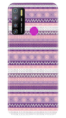 Zigzag line pattern3 Mobile Back Case for Infinix Hot 9 Pro (Design - 11)