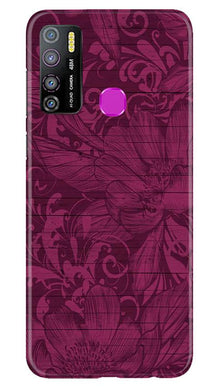 Purple Backround Mobile Back Case for Infinix Hot 9 Pro (Design - 22)