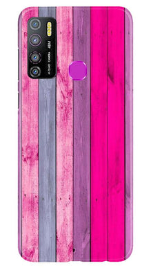 Wooden look Mobile Back Case for Infinix Hot 9 Pro (Design - 24)