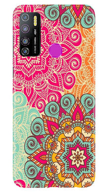 Rangoli art2 Mobile Back Case for Infinix Hot 9 Pro (Design - 29)