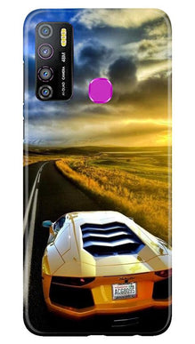 Car lovers Mobile Back Case for Infinix Hot 9 Pro (Design - 46)