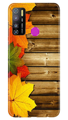 Wooden look3 Mobile Back Case for Infinix Hot 9 Pro (Design - 61)