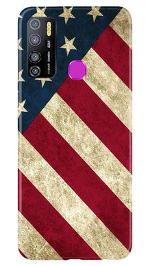 America Mobile Back Case for Infinix Hot 9 Pro (Design - 79)