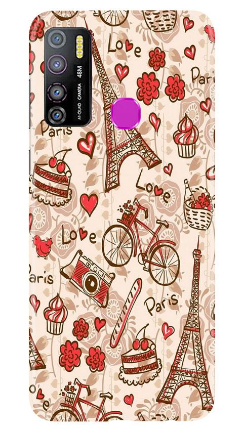 Love Paris Case for Infinix Hot 9 Pro  (Design - 103)