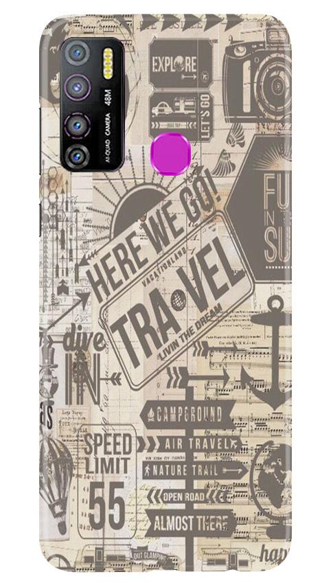 Travel Case for Infinix Hot 9 Pro  (Design - 104)