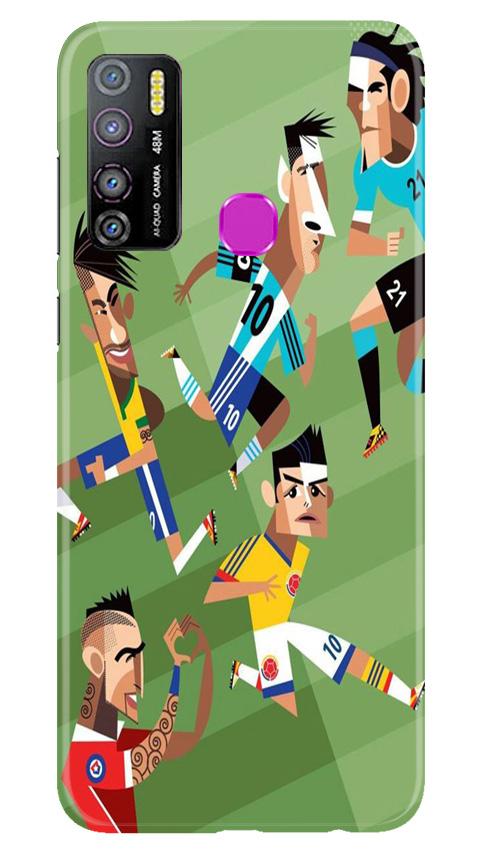 Football Case for Infinix Hot 9 Pro  (Design - 166)