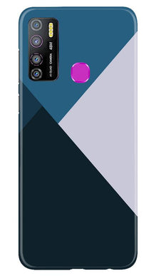 Blue Shades Mobile Back Case for Infinix Hot 9 Pro (Design - 188)