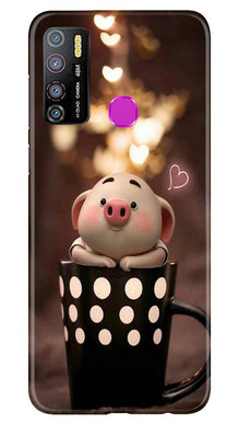 Cute Bunny Mobile Back Case for Infinix Hot 9 Pro (Design - 213)