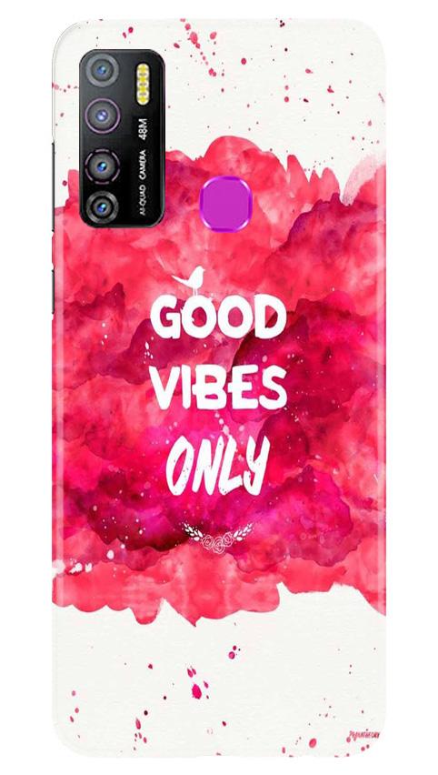 Good Vibes Only Mobile Back Case for Infinix Hot 9 Pro (Design - 393)