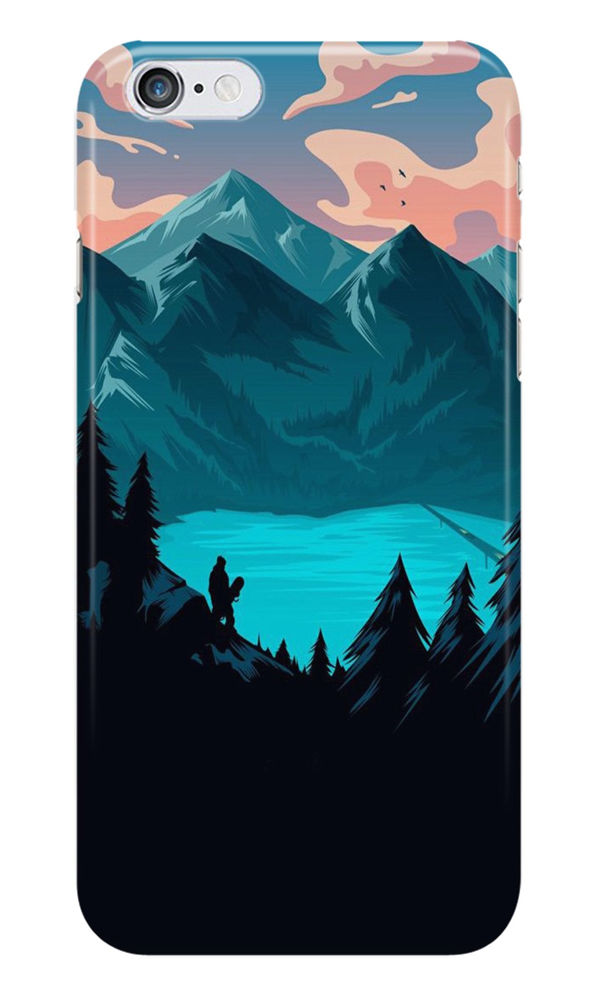 Mountains Case for iPhone 6 Plus/ 6s Plus (Design - 186)