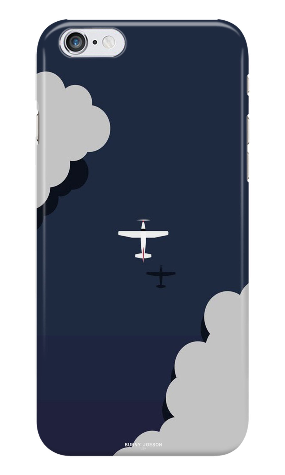 Clouds Plane Case for iPhone 6 Plus/ 6s Plus (Design - 196)