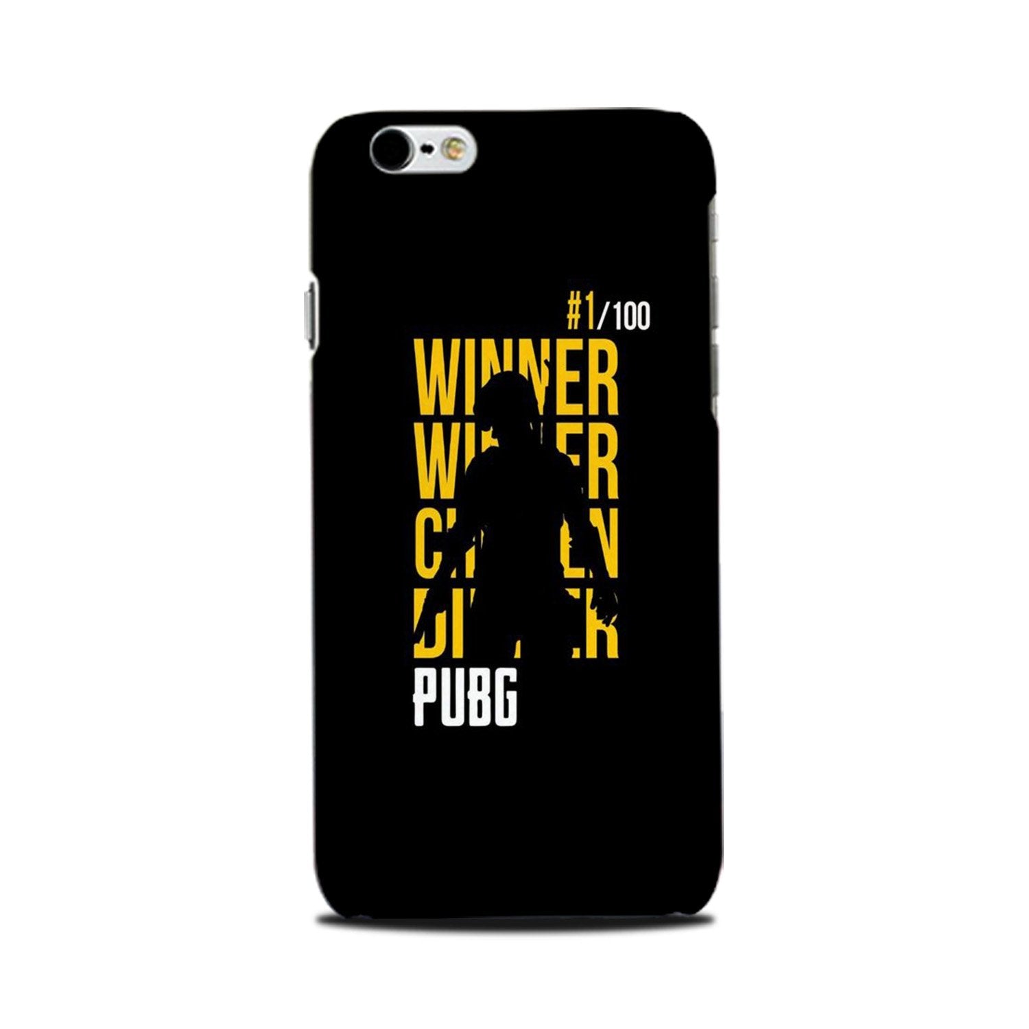 Pubg Winner Winner Case for iPhone 6Plus/ 6sPlus  (Design - 177)