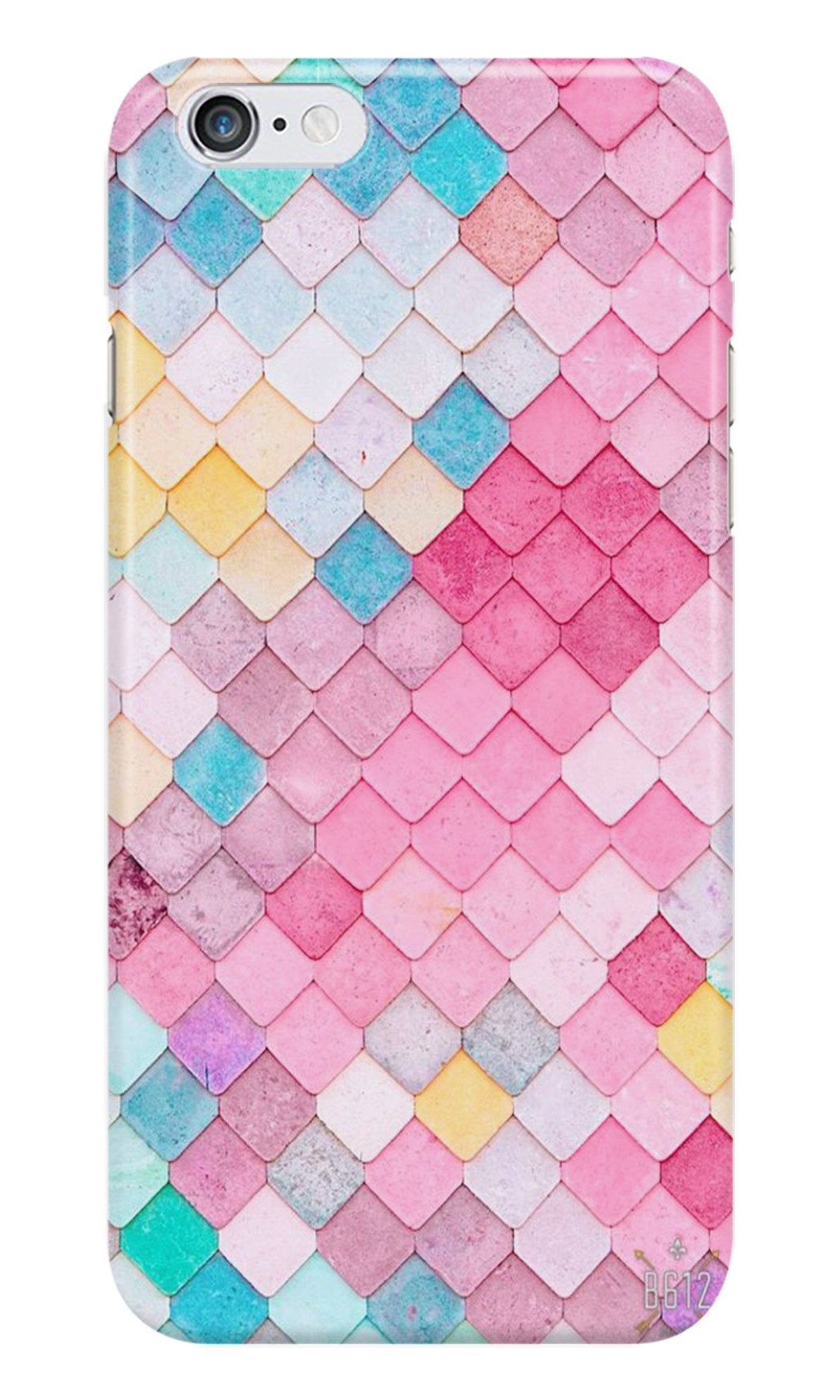 Pink Pattern Case for Iphone 6 Plus/6S Plus (Design No. 215)