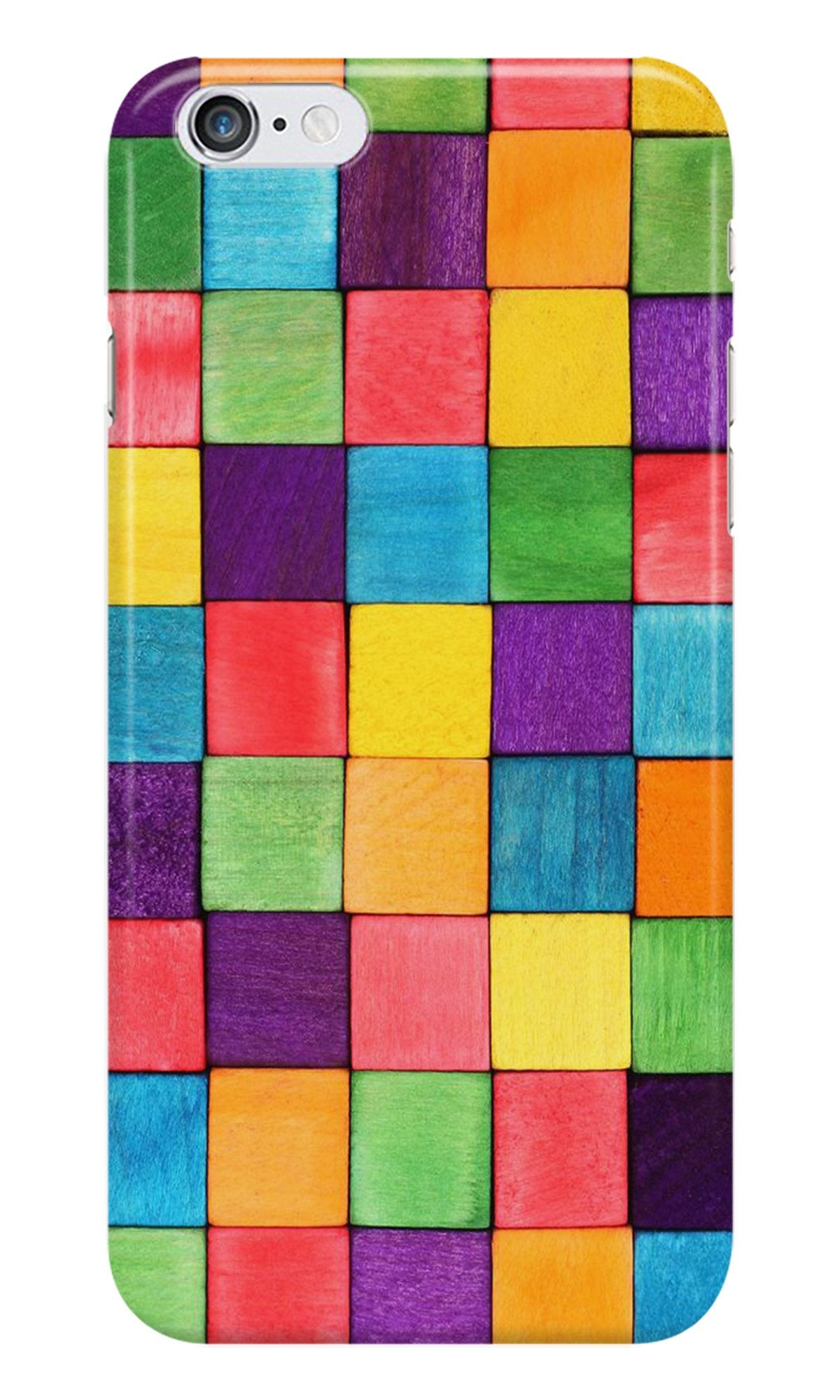 Colorful Square Case for Iphone 6 Plus/6S Plus (Design No. 218)