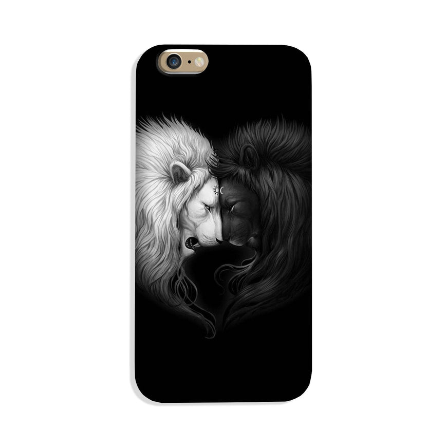 Dark White Lion Case for iPhone 8  (Design - 140)