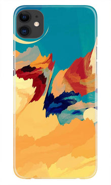 Modern Art Mobile Back Case for iPhone 11 Pro Max logo cut (Design - 236)