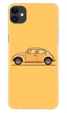 Vintage Car Mobile Back Case for iPhone 11 Pro Max logo cut (Design - 262)