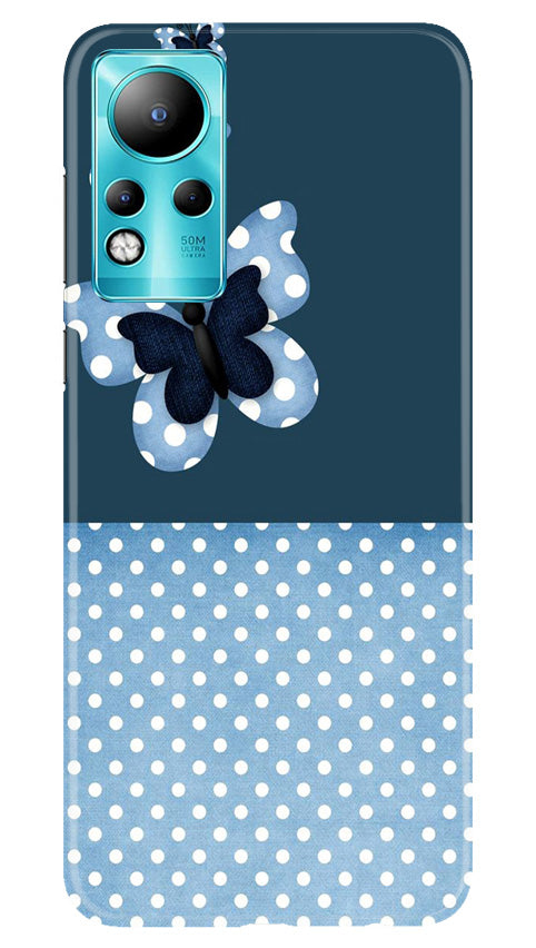 White dots Butterfly Case for Infinix Note 11