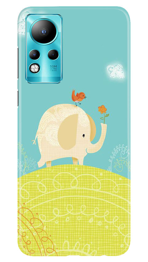 Elephant Painting Case for Infinix Note 11