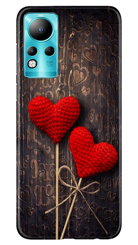 Red Hearts Case for Infinix Note 11