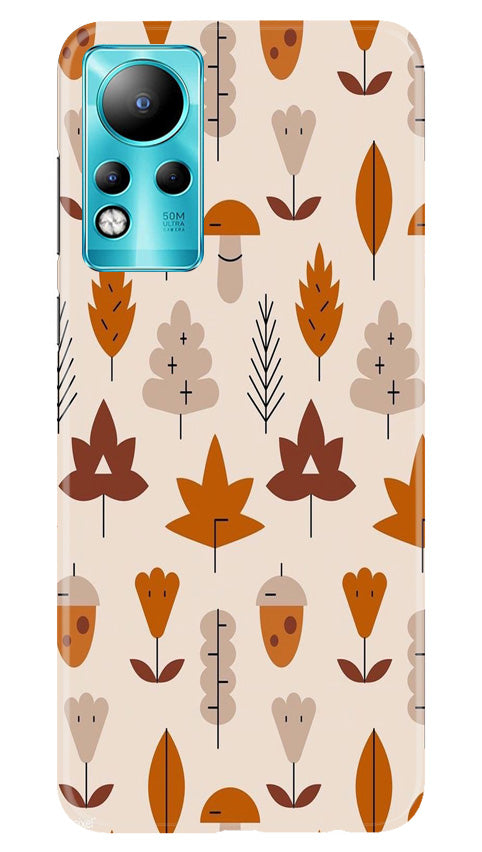 Leaf Pattern Art Case for Infinix Note 11(Design - 132)