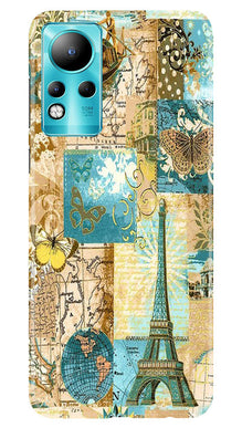 Travel Eiffel Tower Mobile Back Case for Infinix Note 11 (Design - 175)