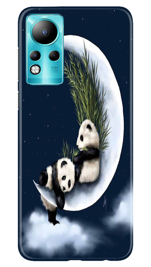 Panda Bear Mobile Back Case for Infinix Note 11 (Design - 279)