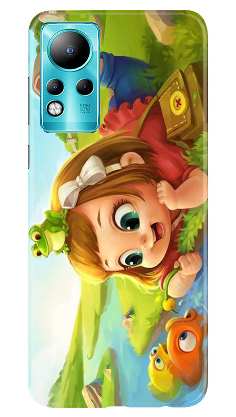 Baby Girl Mobile Back Case for Infinix Note 11 (Design - 301)