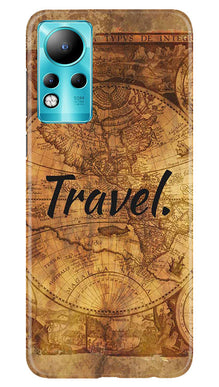 Travel Mobile Back Case for Infinix Note 11 (Design - 334)