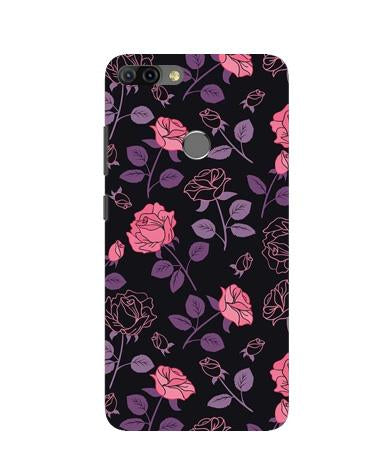 Rose Black Background Case for Infinix Hot 6 Pro