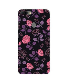 Rose Black Background Mobile Back Case for Infinix Hot 6 Pro (Design - 27)