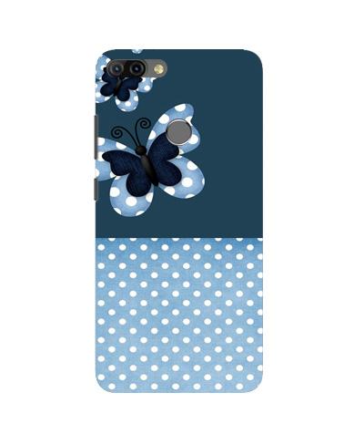 White dots Butterfly Case for Infinix Hot 6 Pro