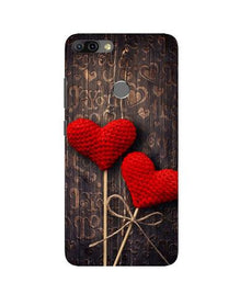 Red Hearts Mobile Back Case for Infinix Hot 6 Pro (Design - 80)