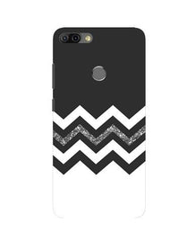 Black white Pattern2Mobile Back Case for Infinix Hot 6 Pro (Design - 83)