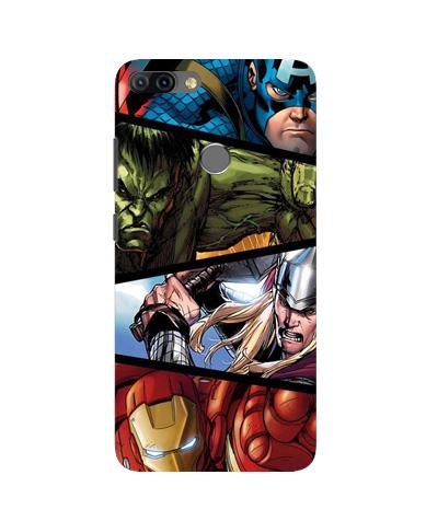 Avengers Superhero Case for Infinix Hot 6 Pro  (Design - 124)