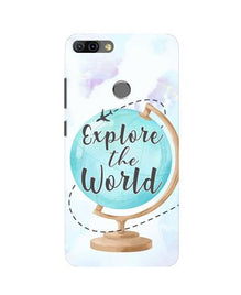 Explore the World Mobile Back Case for Infinix Hot 6 Pro (Design - 207)