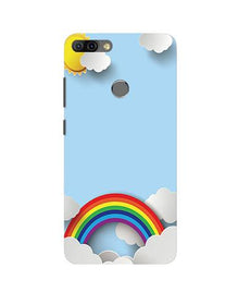 Rainbow Mobile Back Case for Infinix Hot 6 Pro (Design - 225)